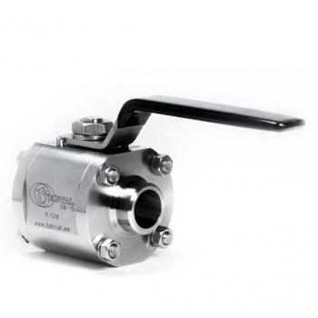 VB-15. 2-Way 3-Pieces Ball Valve (FxF) Working Pressure: 100 bar (1500 PSI)